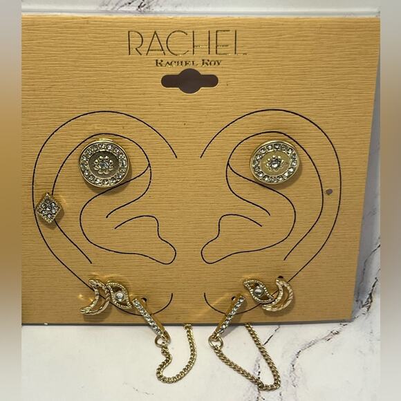 NWT 3 Ear Climber Earring Sets - Picture 3 of 7
